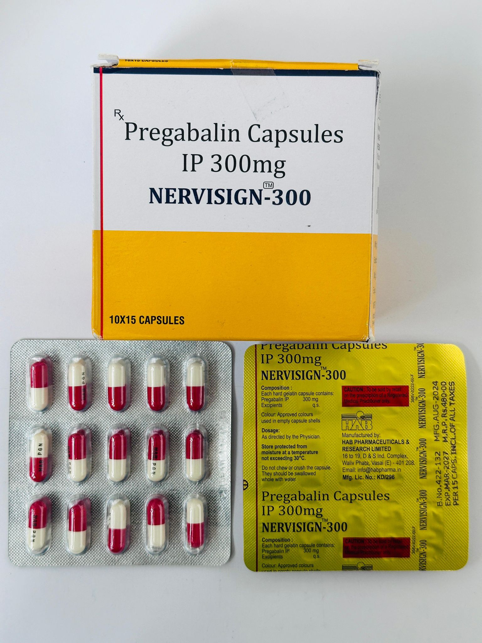 Nervigesic Capsules 300mg